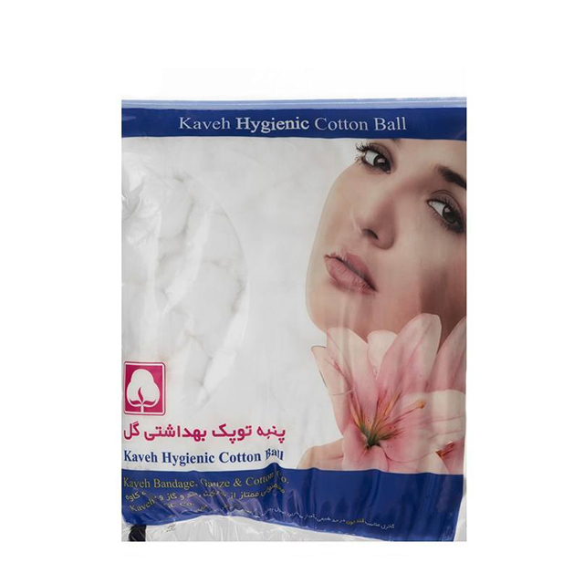 پنبه توپک بهداشتی گل 100 گرمی