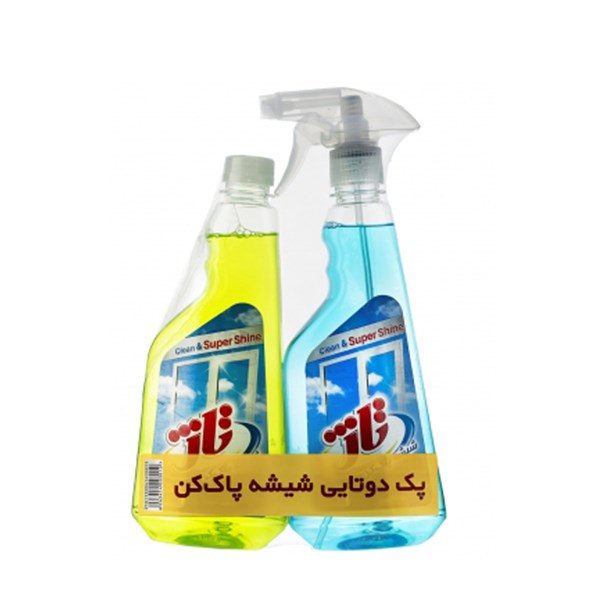 شیشه پاک کن تاژ 500 میلی لیتری بسته 2 عددی