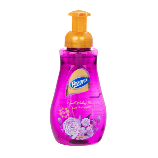 فوم دستشویی رافونه بنفش 400 میلی لیتری