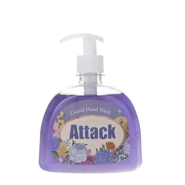 مایع دستشویی کلاسیک بنفش اتک 500 گرمی