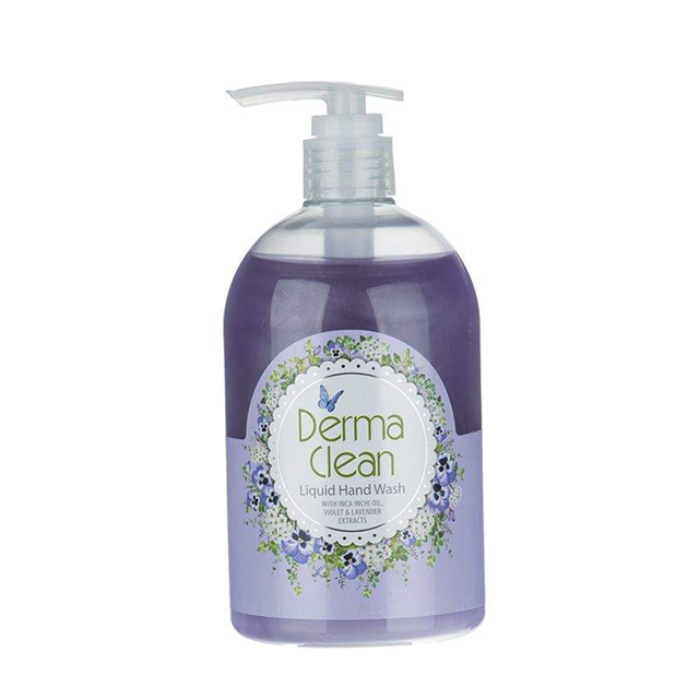 مایع دستشویی درما کلین مدل Lavender حجم 500 میلی لیتری