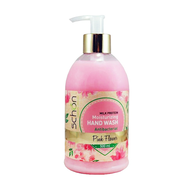 مایع دستشویی کرمی شون مدل گل صورتی 500 گرمی