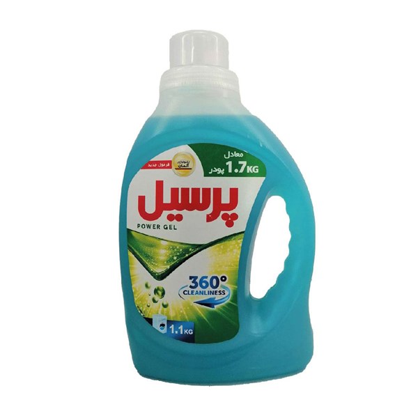 مایع لباسشویی آبی کنسانتره 360 درجه پرسیل 1100 گرمی