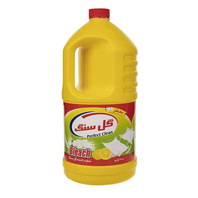 مایع سفید کننده گل سنگ با رایحه ی لیمو 4000 میلی لیتری