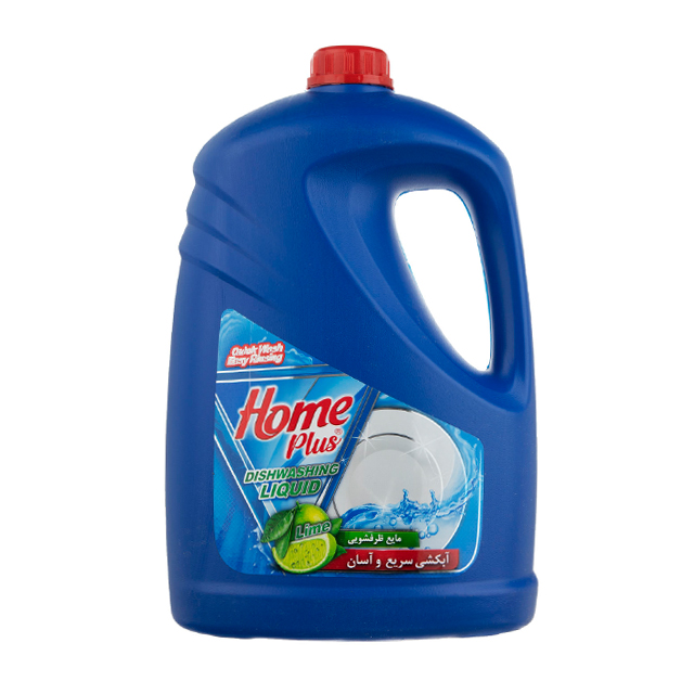 مایع ظرفشویی هوم پلاس با رایحه لیمو 3750 گرمی
