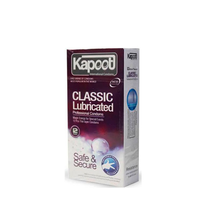 کاندوم کاپوت مدل Classic Lubricated بسته 12 عددی 