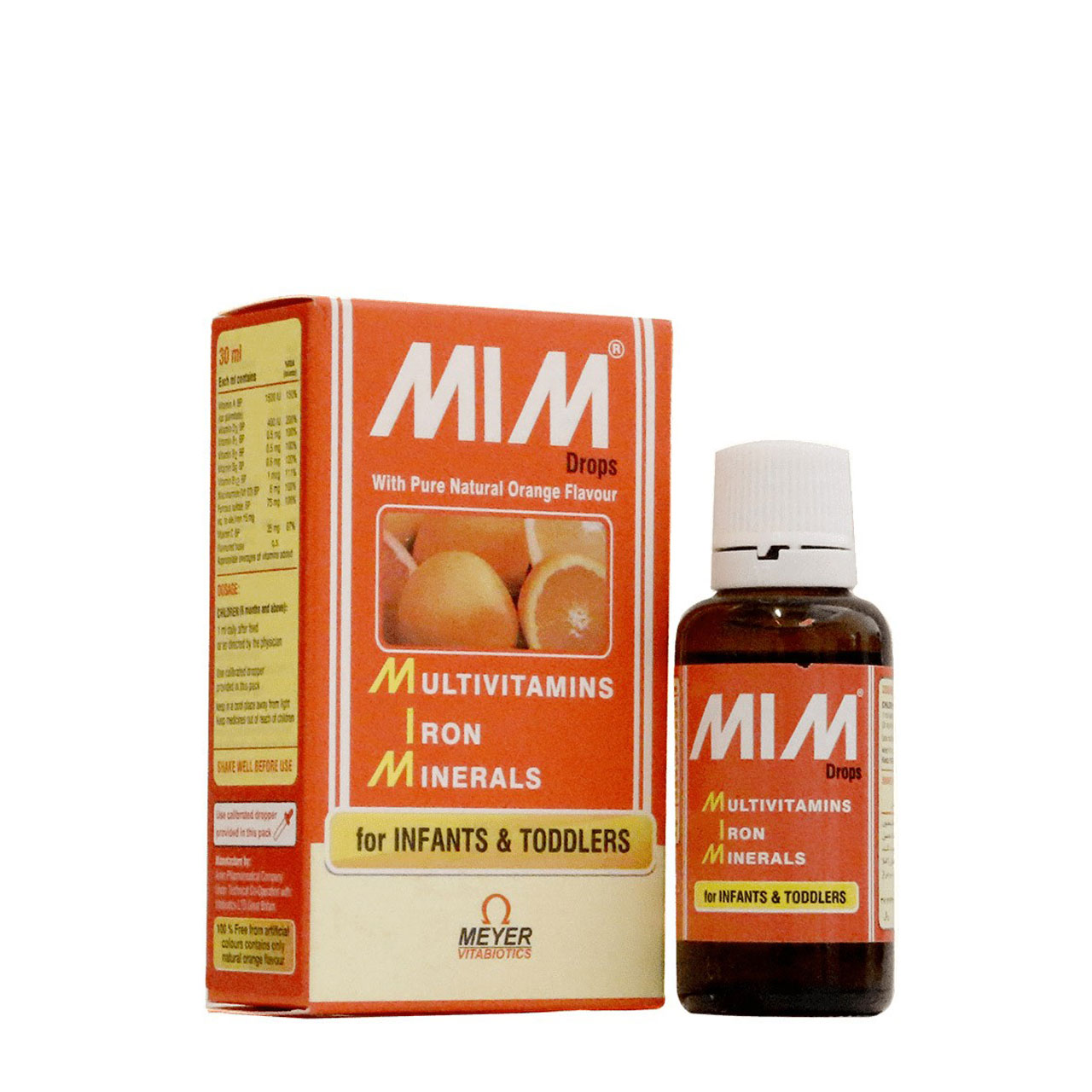 قطره مولتی ویتامین مینرال میم مایر 30 میلی لیتری