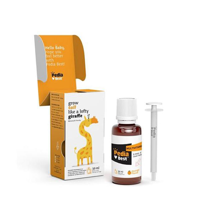 قطره خوراکی مولتی ویتامین پدیابست 30 میلی لیتری