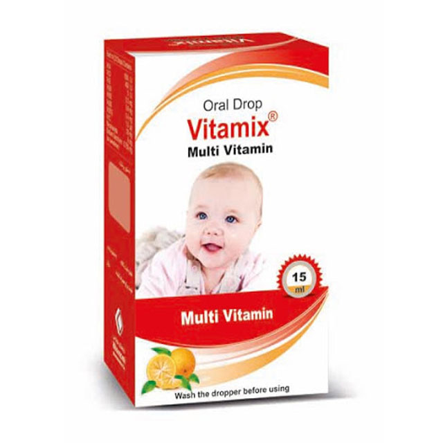 قطره خوراکی مولتی ویتامین ویتامیکس 15 میلی لیتری