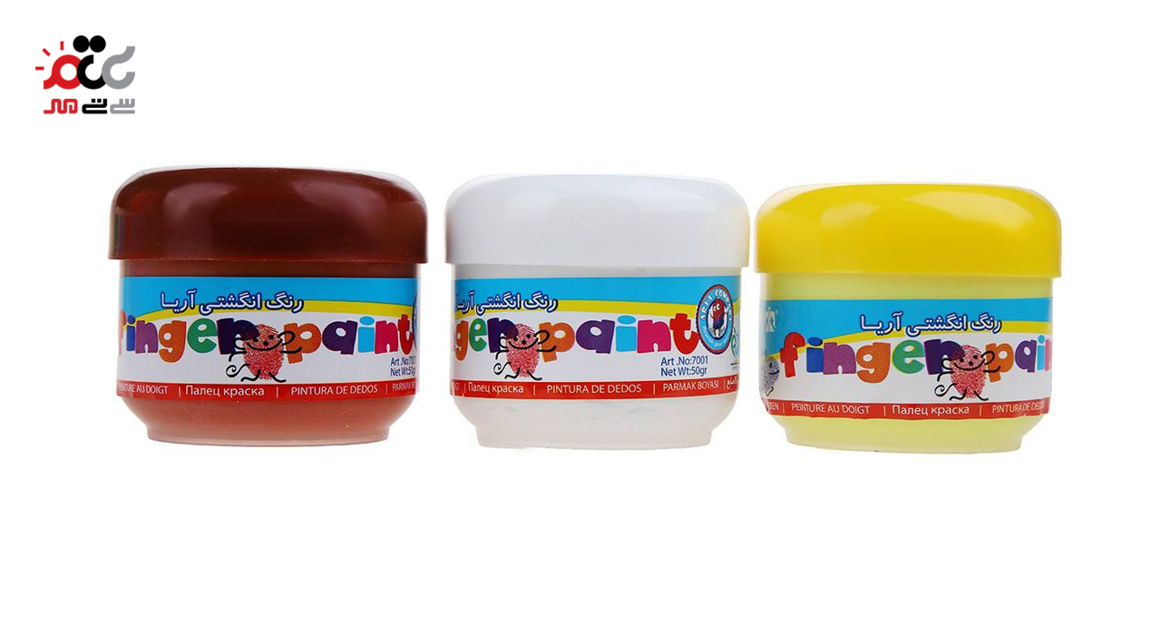 رنگ انگشتی 6 رنگ آریا کد 001