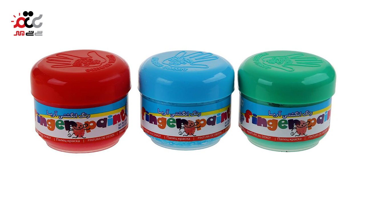 رنگ انگشتی 6 رنگ آریا کد 001