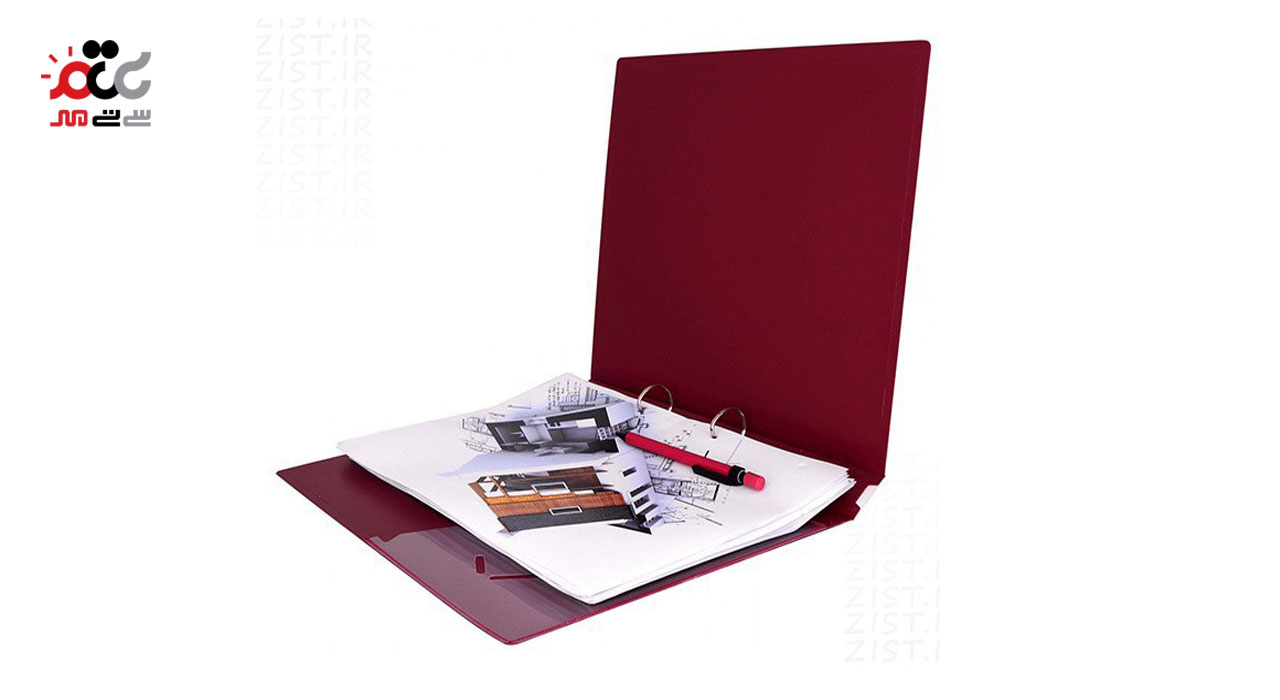 کلاسور 2 حلقه پاپکو مدل647 سایز A4