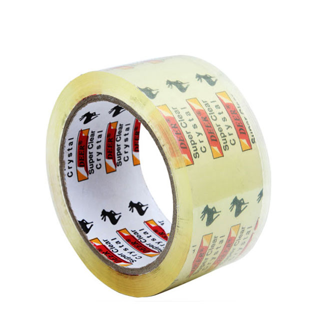 نوار چسب کریستال گوزن مدل 90 یارد عرض 50 میلی متری