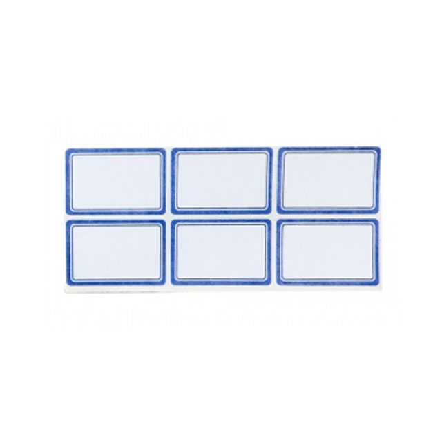 برچسب دور آبی 6 عددی