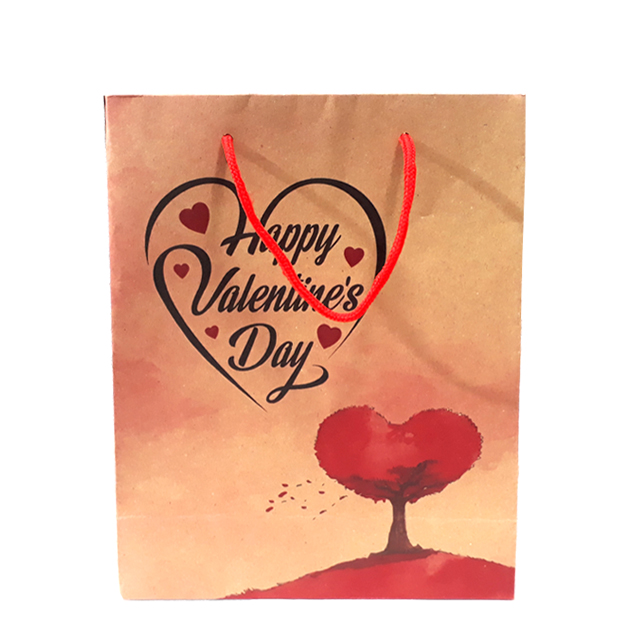 ساک دستی گرافت طرح happy valentine day سایز 3