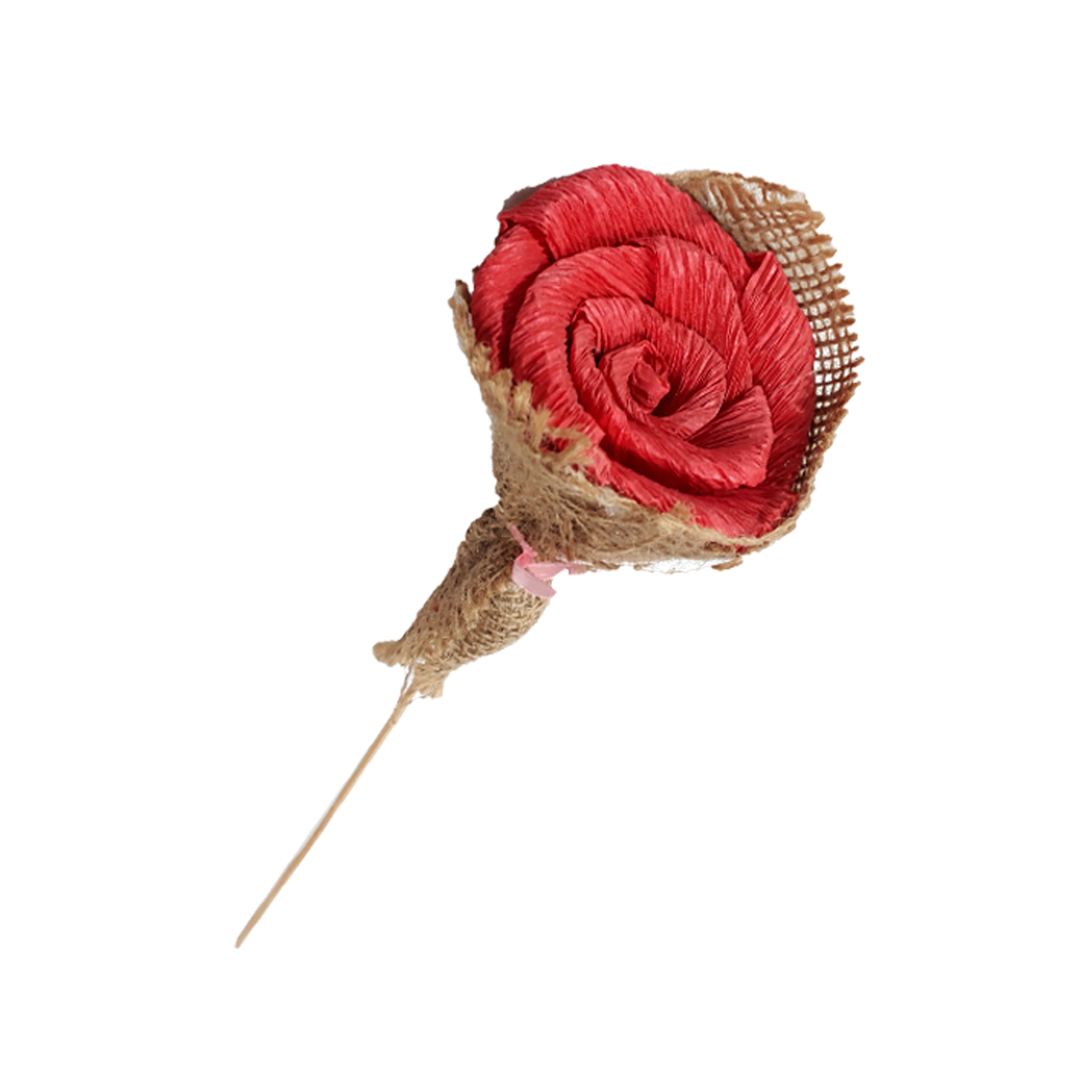 شاخه گل کاغذی کنفی گلبهی