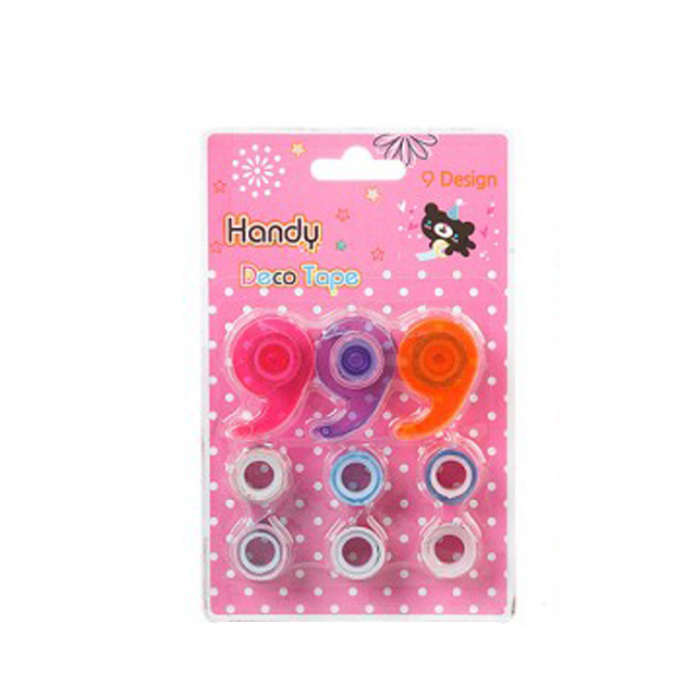 چسب نواری فانتزی دکو مدل handy بسته 9 عددی