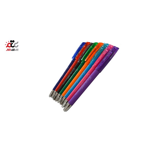 خودکار رنگی سی کلاس 7 میلی متری مدل soft touch بسته 8 عددی