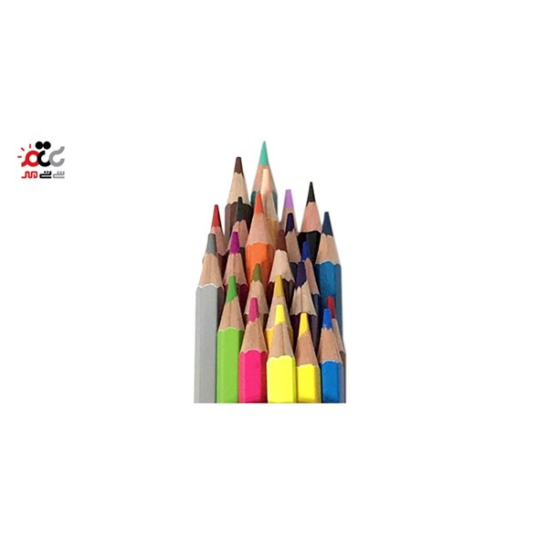 مداد رنگی لوله ای وک بسته 24 عددی