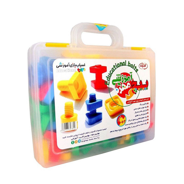 بازی آموزشی گلدونه مدل پیچ و مهره آموزشی