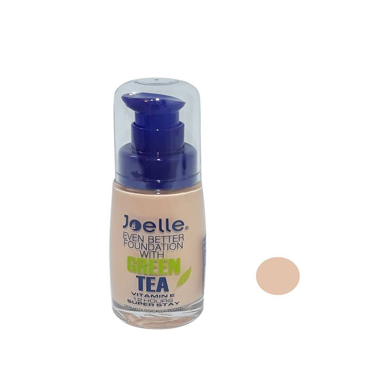 کرم پودر شیشه ای جویل مدل Green Tea شماره J1