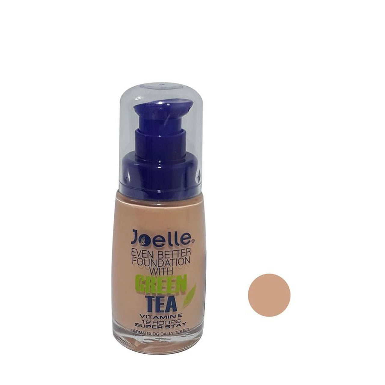 کرم پودر شیشه ای جویل مدل Green Tea شماره J04