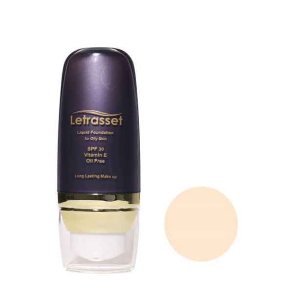 کرم پودر پمپی لتراست مدل Liquid Foundation شماره 1 حجم 35 میلی لیتری