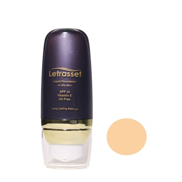 کرم پودر پمپی لتراست مدل Liquid Foundation شماره 3 حجم 35 میلی لیتری