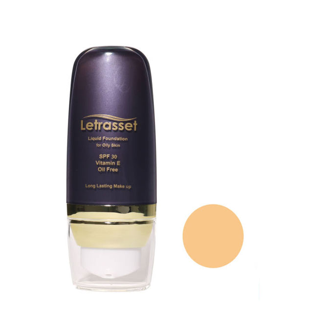 کرم پودر پمپی لتراست مدل Liquid Foundation شماره 4 حجم 35 میلی لیتری