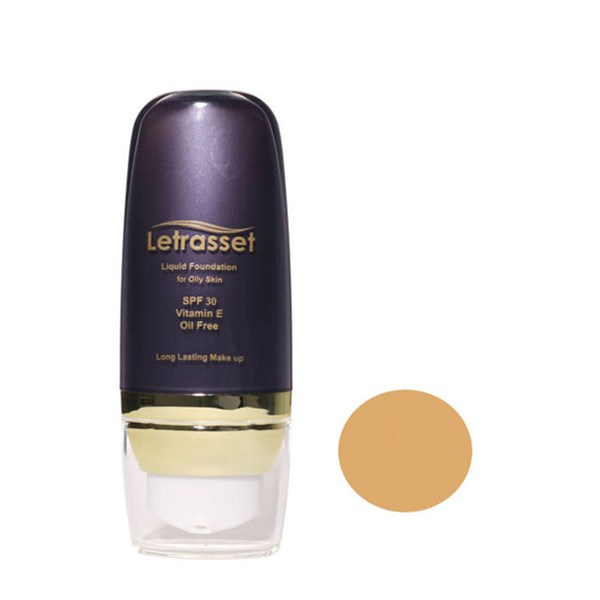 کرم پودر پمپی لتراست مدل Liquid Foundation شماره 6 حجم 35 میلی لیتری