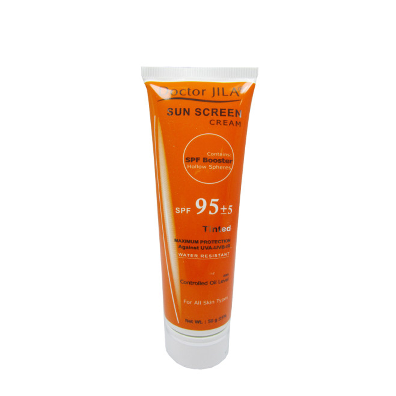 کرم ضد آفتاب رنگی SPF 95 دکتر ژیلا 50 گرمی