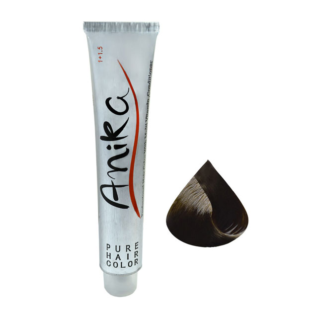 رنگ موی قهوه ای زیتونی روشن آنیکا شماره 5.3 حجم 100 میلی لیتری