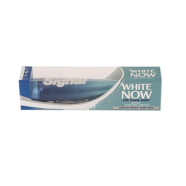 خمیر دندان سیگنال سری White Now مدل Ice Cool Mint حجم 75 میلی لیتری