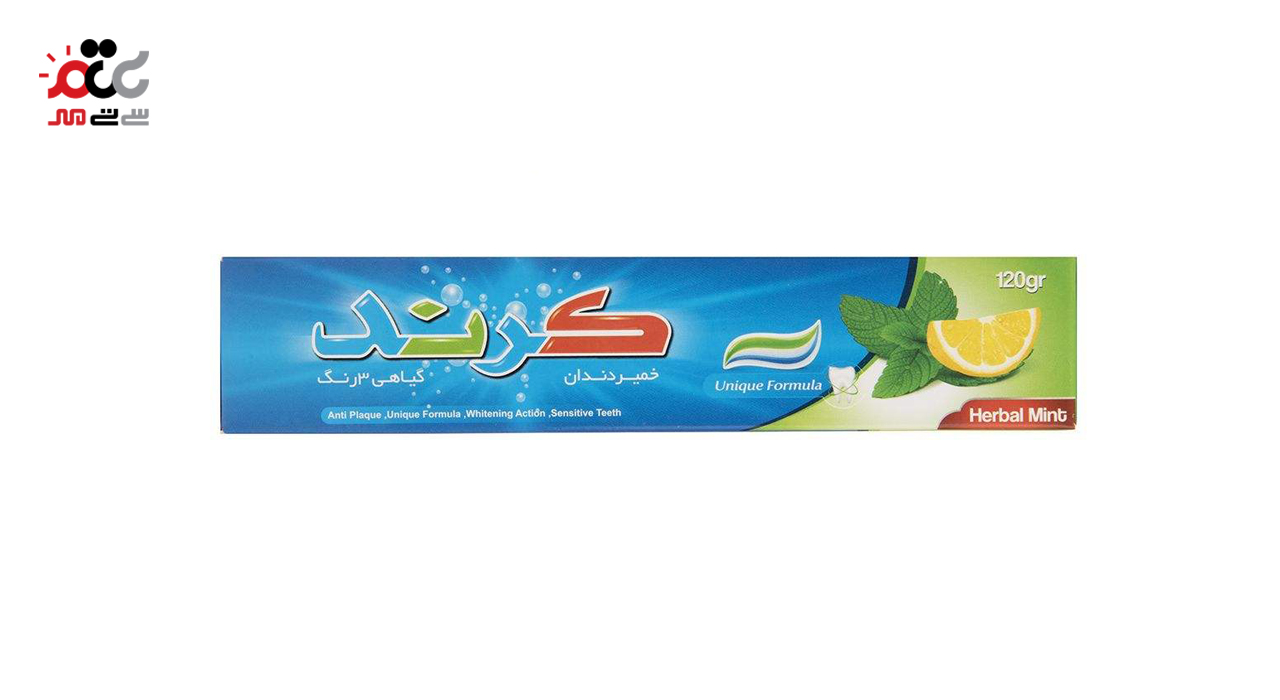 خمیر دندان گیاهی سه رنگ کرند تیوپ 120 میلی لیتری