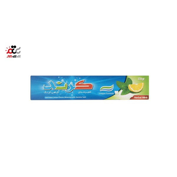 خمیر دندان گیاهی سه رنگ کرند تیوپ 120 میلی لیتری