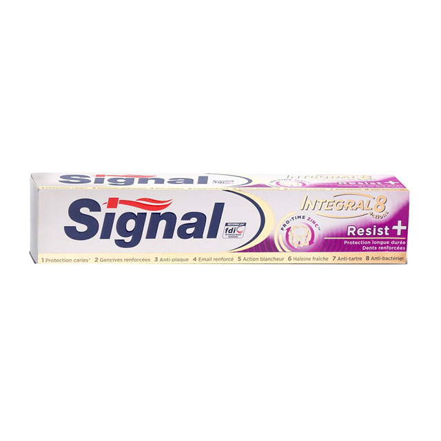 خمیر دندان سیگنال سری Integral 8 مدل Resist Plus تیوپ 75 میلی لیتری