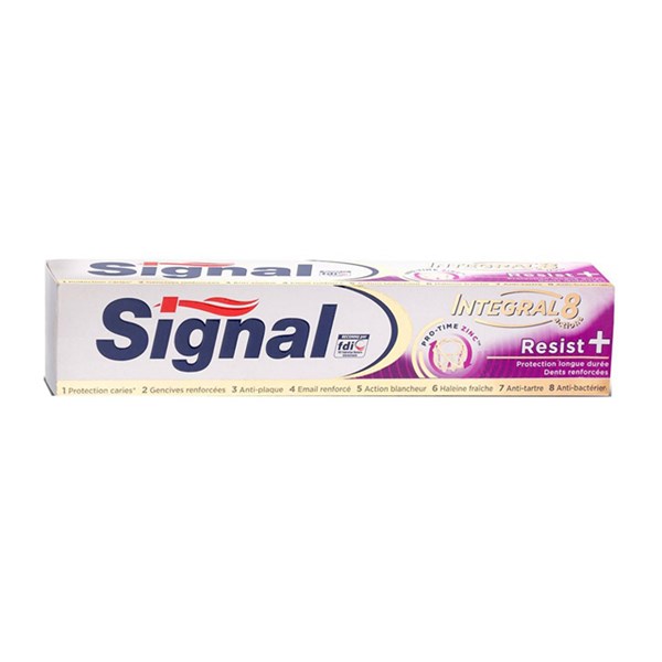 خمیر دندان سیگنال سری Integral 8 مدل Resist Plus تیوپ 75 میلی لیتری