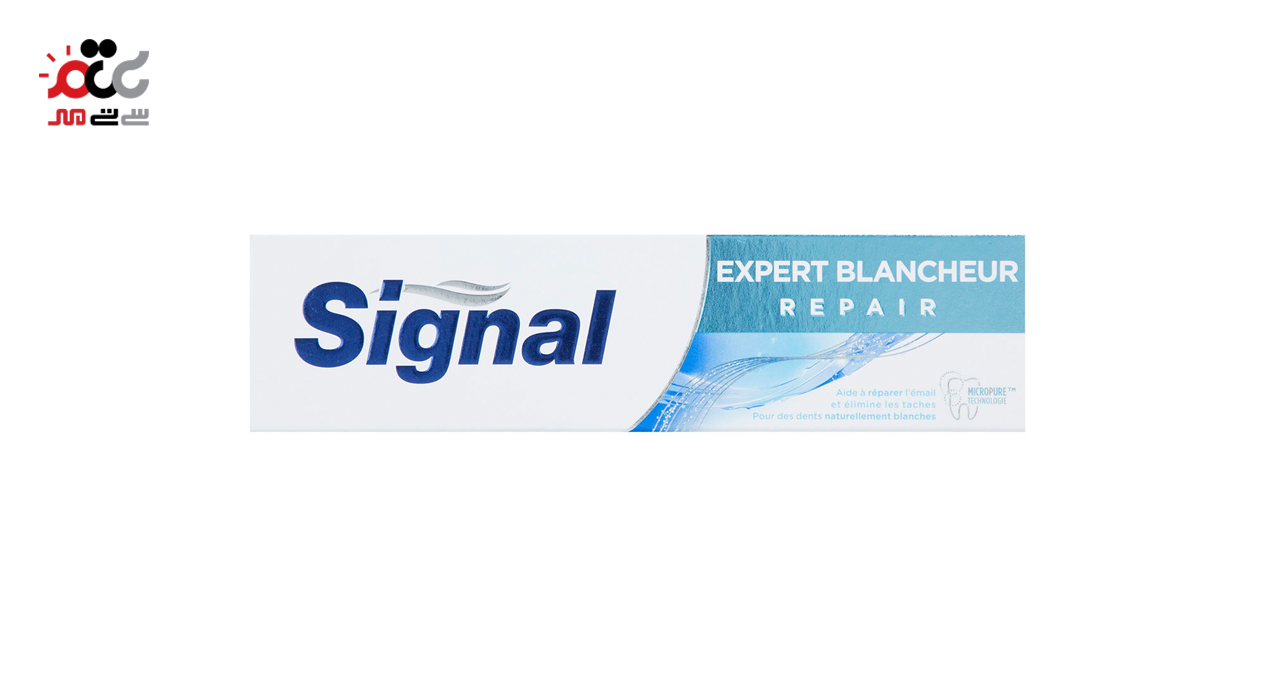 خمیر دندان سفید کننده مدل expert blancheur سیگنال تیوپ 75 میلی لیتری
