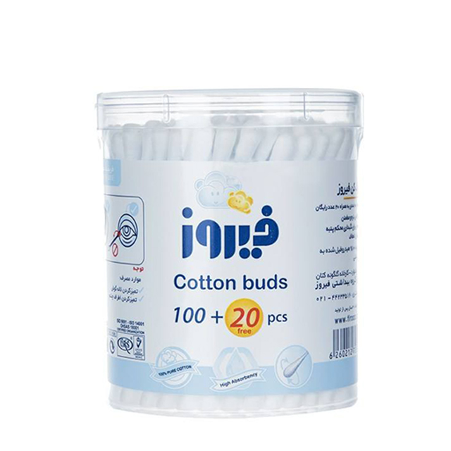 گوش پاک کن بهداشتی فیروز 120 عددی