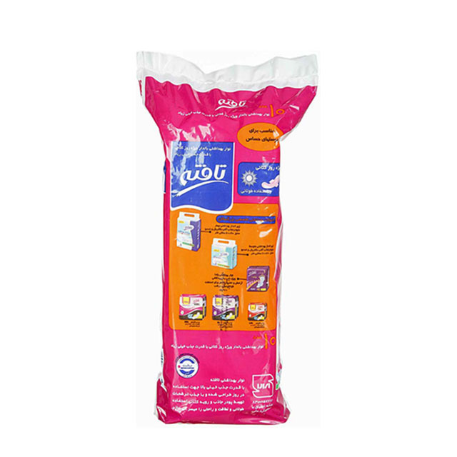 نوار بهداشتی بالدار کتانی تافته ویژه روز بسته 10 عددی