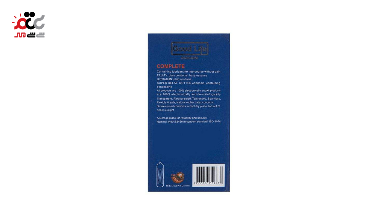 کاندوم گودلایف مدل Complete بسته 12 عددی