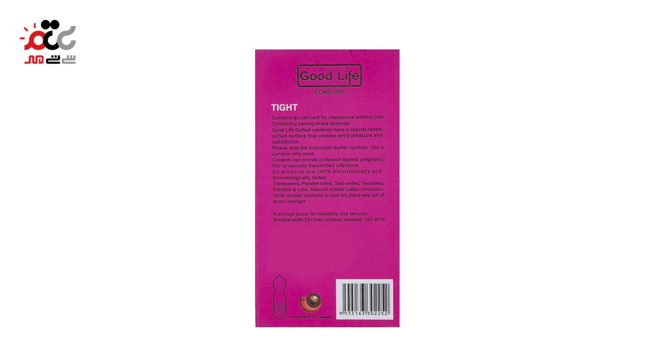 کاندوم گودلایف مدل Tight بسته 12 عددی