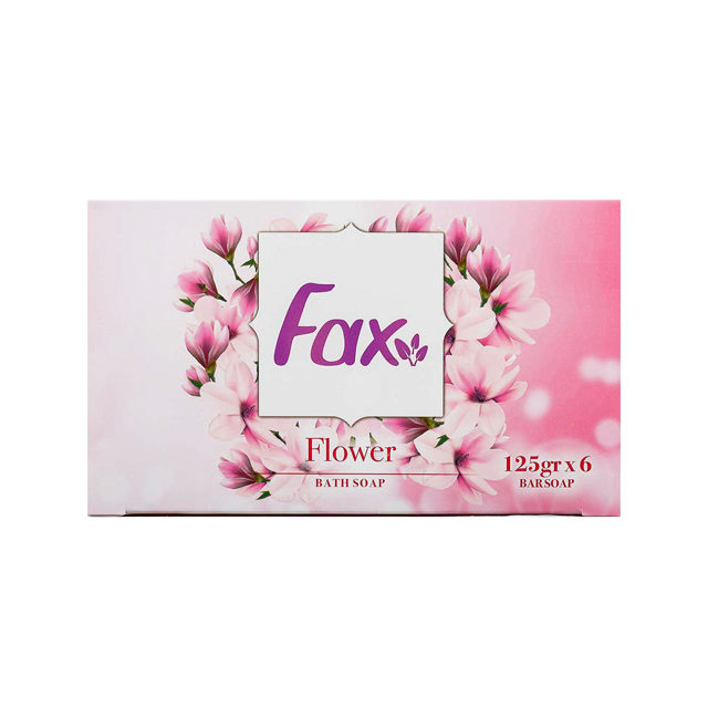 صابون فاکس مدل Flower بسته 6 عددی