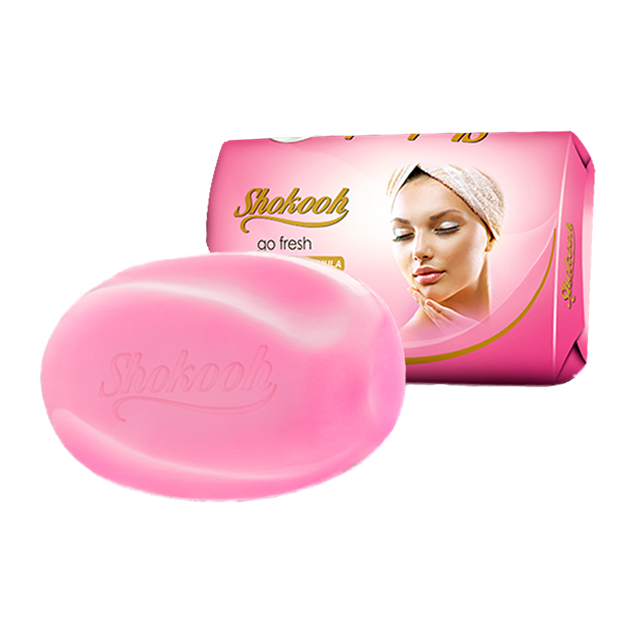 صابون صورتی شکوه 90 گرمی