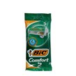 خود تراش دو لبه بیک مدل comfort 2 بسته 5 عددی