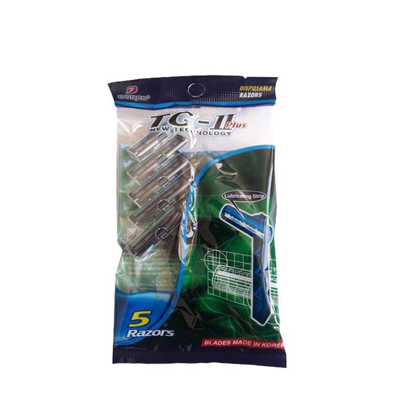 خودتراش مردانه دو لبه دورکو مدل TG-II Plus بسته 5 عددی