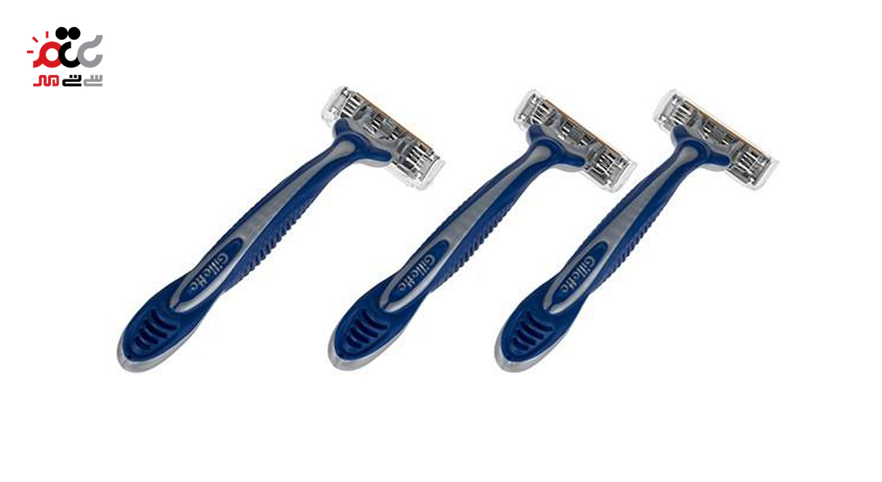 خود تراش مردانه ‏ژیلت مدل Blue 3 بسته 3 عددی