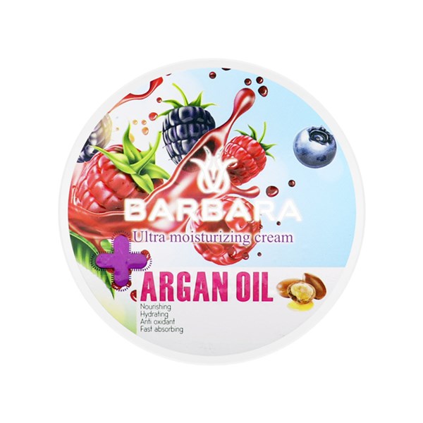 کرم مرطوب کننده باربارا مدل آرگان و تمشک 250 میلی لیتری