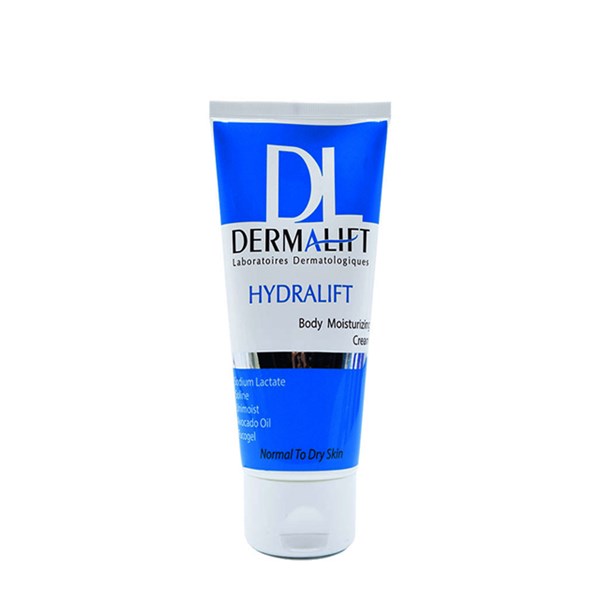 کرم مرطوب کننده بدن درمالیفت مدل hydralift حجم 150 میلی لیتر