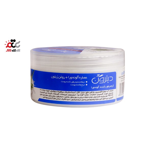 کرم مرطوب کننده حاوی عصاره آلوئه‌ورا و روغن زیتون دیترون 200 میلی لیتری